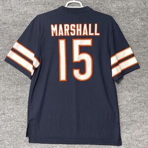 NFL Team Apparel Chicago Bears Brandon Marshall 15 Jersey Shirt Mens XL Blue